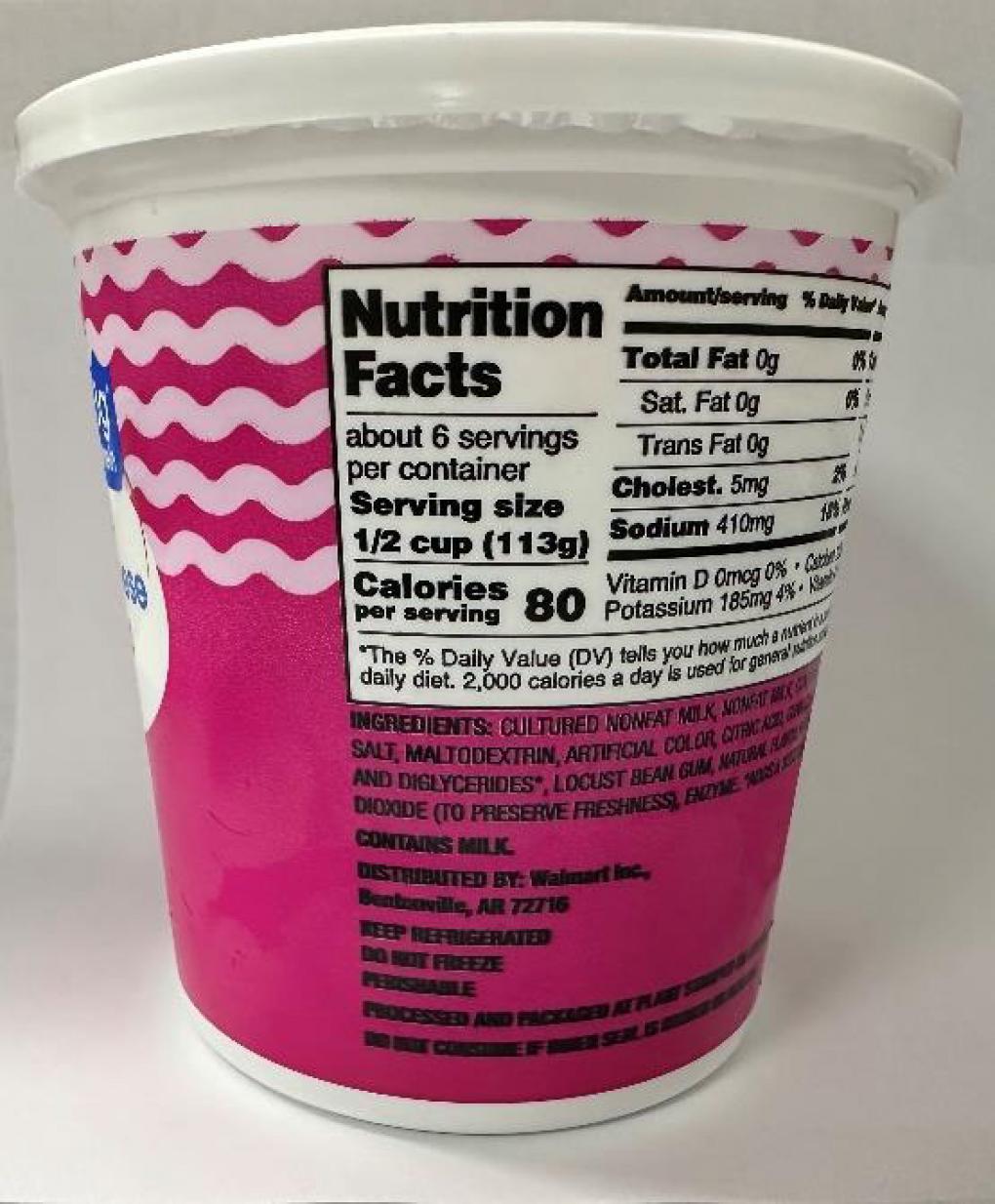 Saputo USA Recalls Great Value Cottage Cheese Because of Possible Health Risk