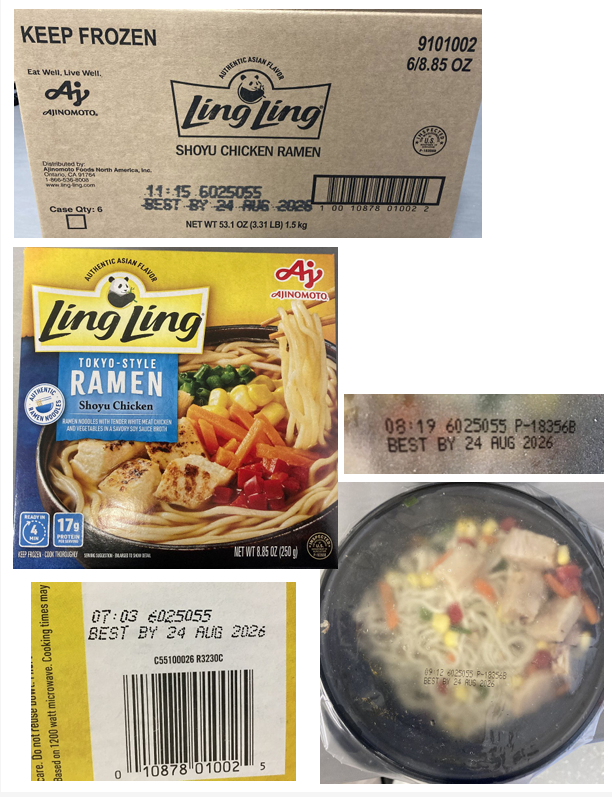 Ajinomoto Foods North America, Inc. EXPANDS Recall due to Possible Foreign Matter Contamination