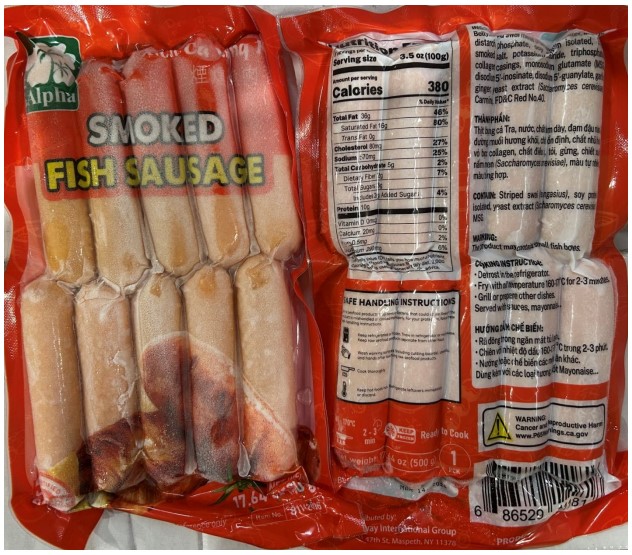 Additional Siluriformes fish products recalled due to ineligible export