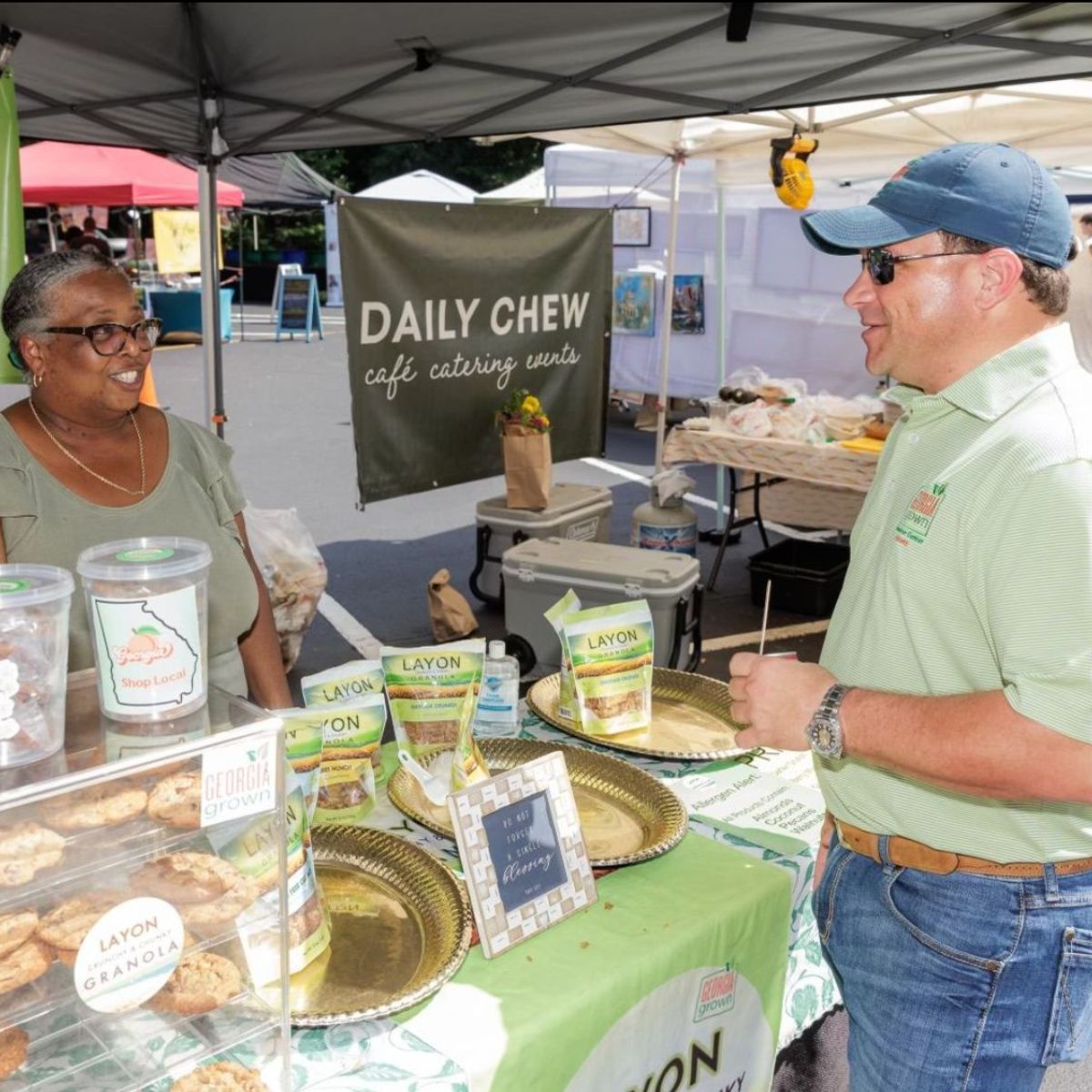 Georgia Agriculture Commissioner Tyler J Harper Celebrates Georgia’s Farmers and Producers at the Peachtree Road Farmers Market