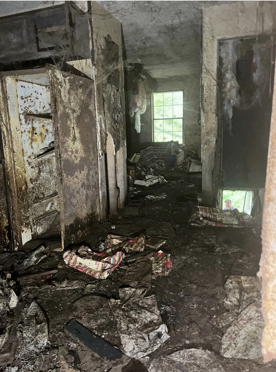 (Multiple animals were found living in extremely unhealthy condition inside an abandon structure on the property. Photo Credit: Georgia Department of Agriculture.) (Multiple animals were found living in extremely unhealthy condition inside an abandon structure on the property. Photo Credit: Georgia Department of Agriculture.)