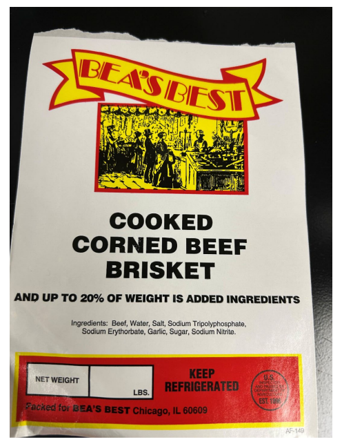City Foods, Inc. Recalls Ready-To-Eat Pastrami and Corned Beef Products Due To Possible Listeria Contamination