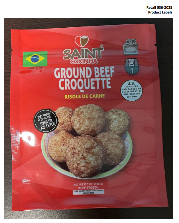 Brazilian Taste Recalls Frozen Chicken and Beef Croquette Products Due to Misbranding and an Undeclared Allergen Brazilian Taste Recalls Frozen Chicken and Beef Croquette Products Due to Misbranding and an Undeclared Allergen