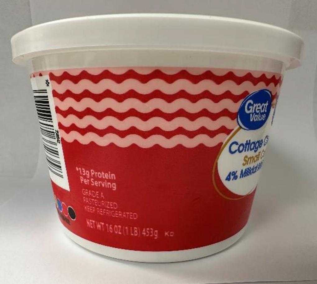 Saputo USA Recalls Great Value Cottage Cheese Because of Possible Health Risk