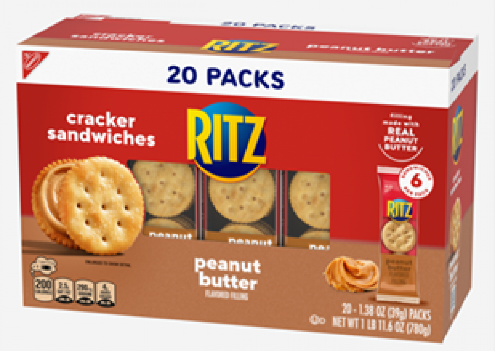 Mondelēz Global LLC Conducts Limited Voluntary Recall of 1 SKU of RITZ Peanut Butter Cracker Sandwiches