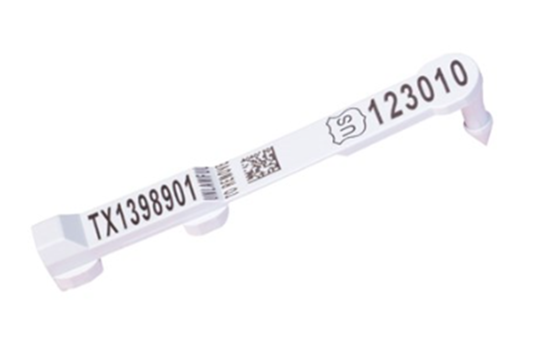 Scrapie Tag Example - White