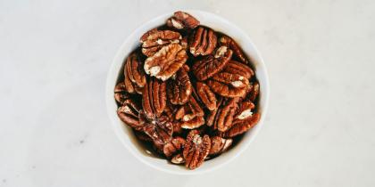 Pecans in a Bowl