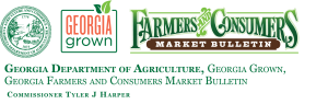 GDA, Georgia Grown, Market Bulletin Logos